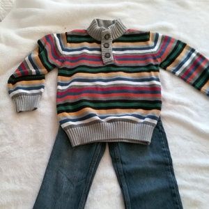 Levi's and Gymboree sweater size 6